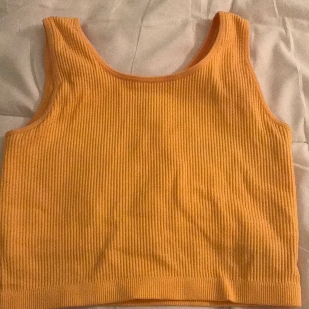 girls size L orange top